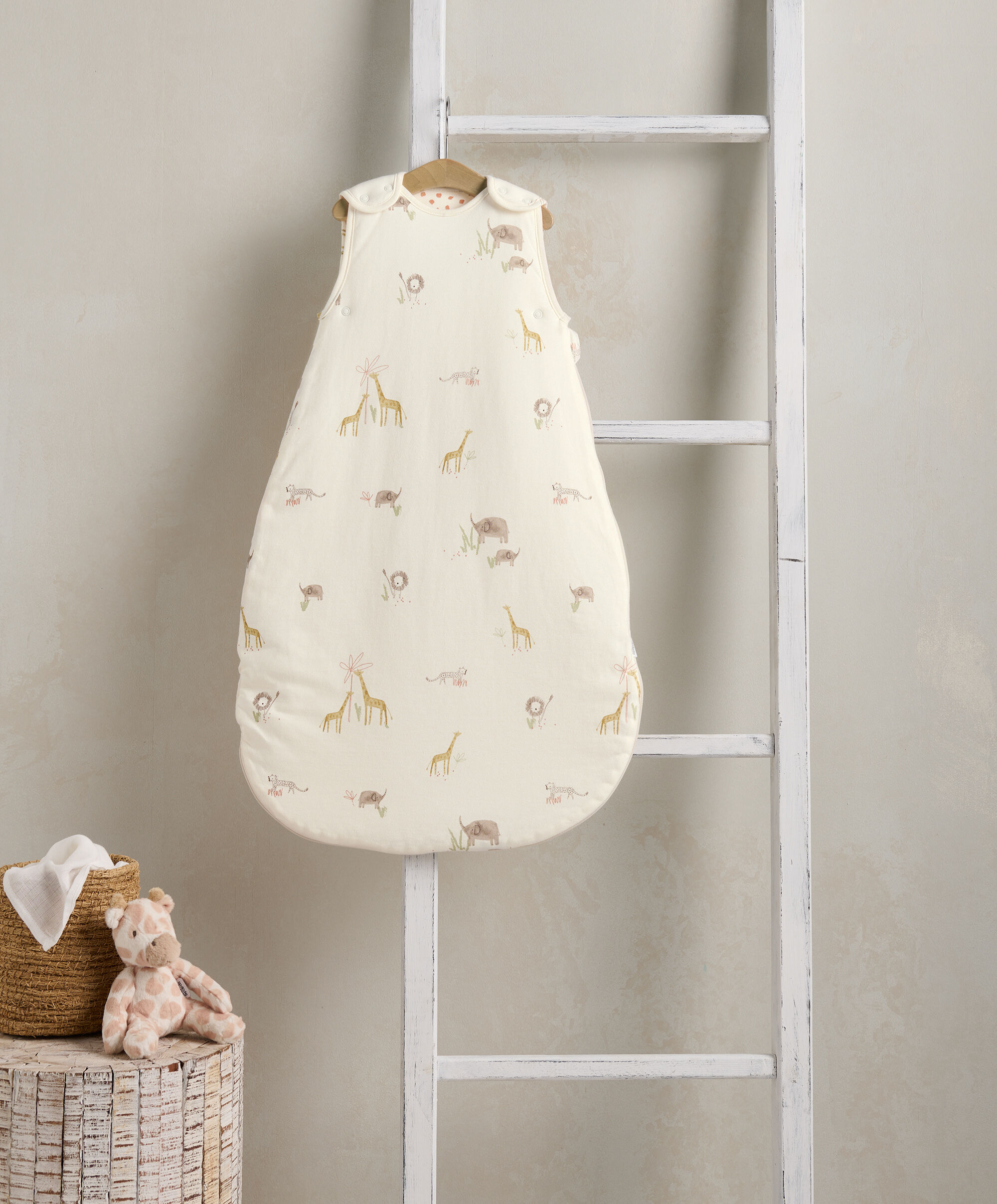 كيس نوم دريم بود للأطفال منذ الولادة حتى 6 شهور بنقشة غابة- معدل دفء 2.5